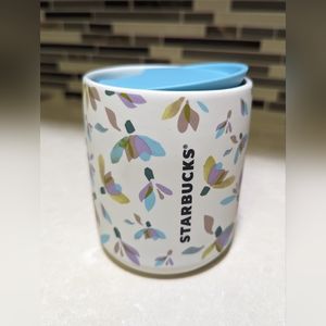 NEW Starbucks 8oz 2023 snowdrop floral ceramic tumbler